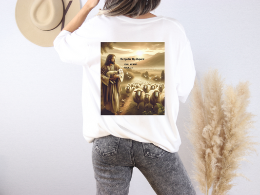 Bella Canvas 3001 "The Lord Is My Shepard" Psalm 23:1 Graphic Tee