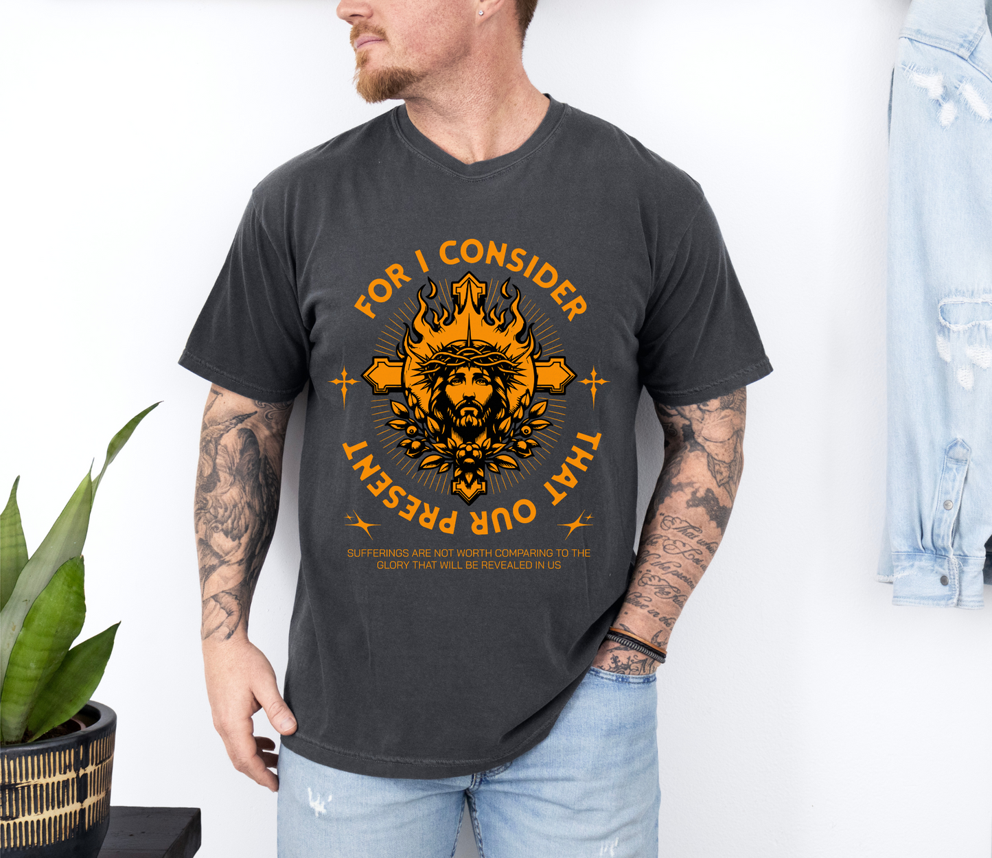 Comfort Colors "Glory Revealed" – Romans 8:18 Graphic T-Shirt
